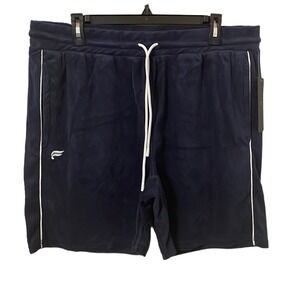 Fabletics Men's The Island‎ Terry Short Deep Navy Drawstring Shorts Size XL